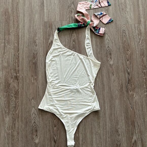 Lulus One Shoulder Bodysuit - Picture 7 of 10